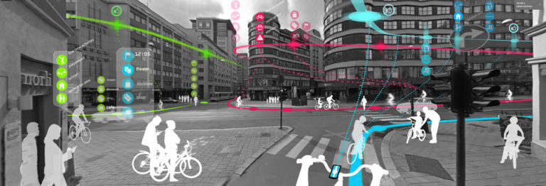 Smart public spaces, Bikeline, Oslo, Norway, Ecosistema Urbano